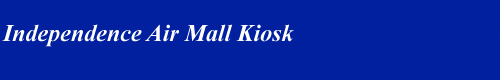 Independence Air mall kiosk